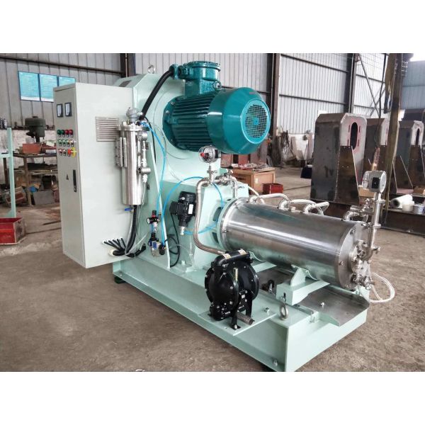 100L Cylinder Volume Bead Mill with Mechanical Seal and Stainless Steel Construction for Industrial Wet Grinding