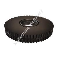 Poulie anodisée noire 6082 en aluminium de courroie usinant non standard