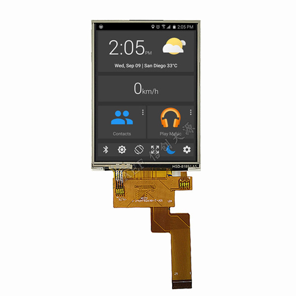 2.4-дюймовый высокий яркость 800nits IPS TFT дисплей 240x320 точка матрица модуль