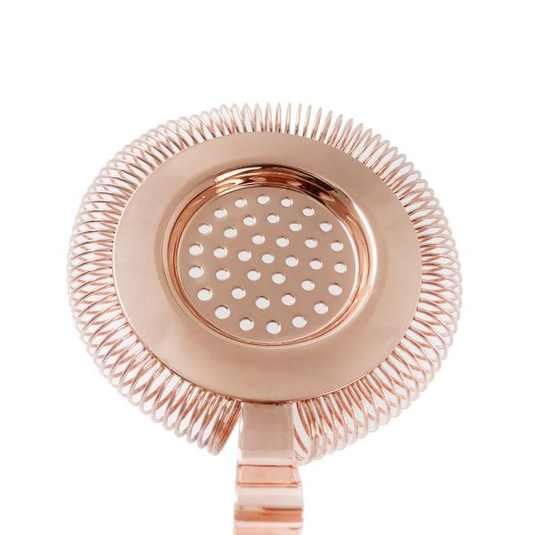 Copper Plated Stainless Steel Bar Strainer For Bar Restaurant Home