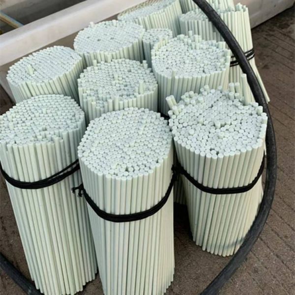 Customized Colors 7.9mm 9.5mm 11mm Fiberglass Tent Poles GFRP FRP Plastic Tent Rod Smooth