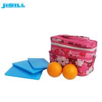 Bolsas de gelo ultra finas reusáveis do refrigerador do bloco de gelo do plástico portátil do HDPE para sacos mais frescos