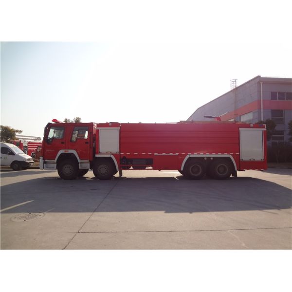Huge Capacity 24000L Volume 8x4 Drive Foam Fire Truck with Six Seats