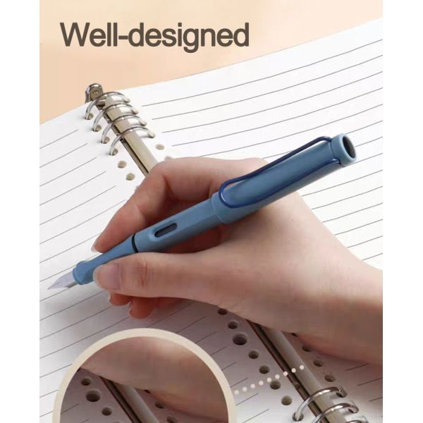 A5 A6 PU Leather Loose-Leaf Book Loose Pages Textbook Notebook