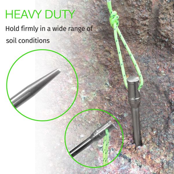 Non Rust 15cm 7A04 Aluminum Metal Tent Stakes