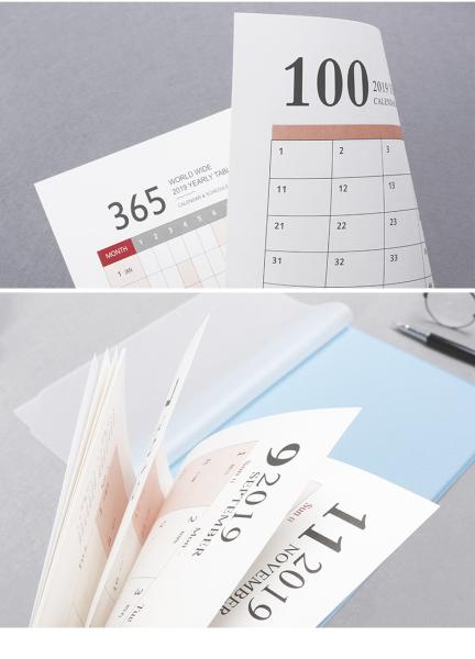 Large PVC Cover Custom Desk Pad Calendar Durable Waterproof For Mouse Pad