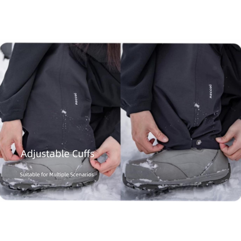 Unisex Waterproof Windproof Breathable Ski Suit, Outdoor Winter Snowboard Snowsuit with Custom Logo