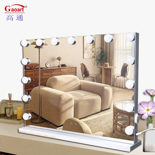 Large Hair Salon and Home Decor Morden Style LED Hollywood Vanity Mirror with Lighting