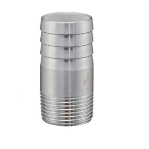 GB Stainless Steel Pipe Fittings Swage Flexible Male Polished Round Hose Nipple