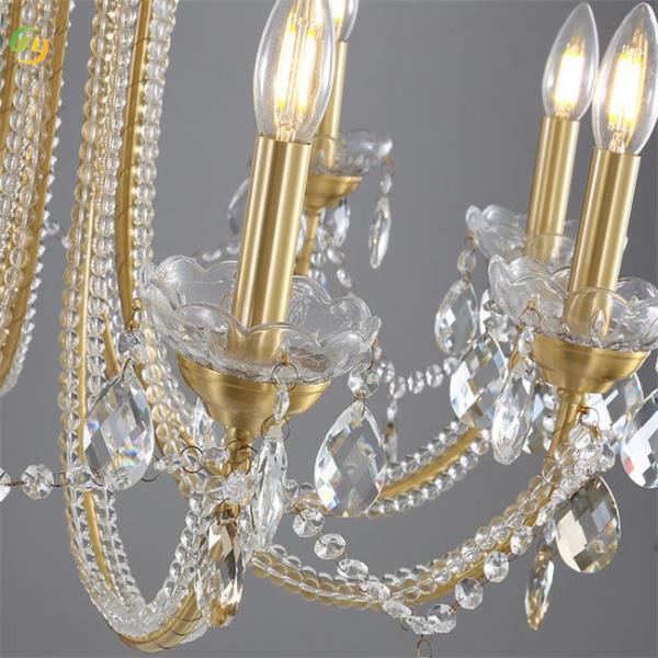 JYLIGHTING Exquis Art haut de gamme Lumière brillante Luxe Moderne Design lustres et lampes suspendues