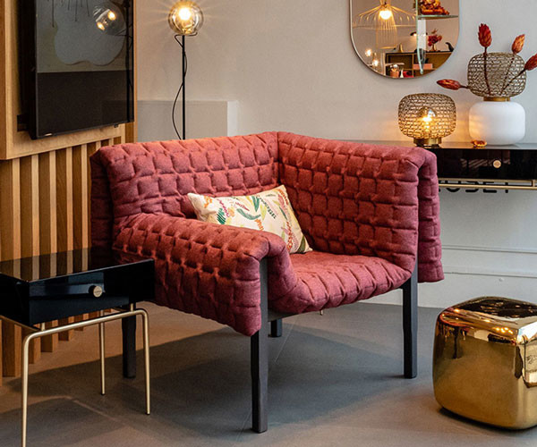 Кресла Seater объятия одного кресла Seater акцента синь одиночного кожаная красная розовая