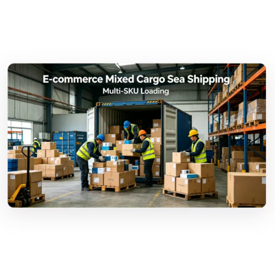 E-Commerce Mixed Cargo Sea Shipping Multi SKU Loading Service