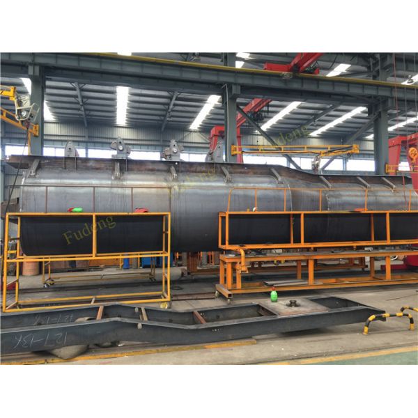 30000 to 60000 Liter Fuel Transport Trucks , Petrol Gasoline Edible Oil Tank Semi Trailer