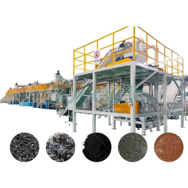 Máquina de reciclagem de baterias de íons de lítio para reciclagem de cobre e exigência do cliente