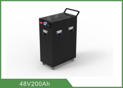 Multi baterias recarregáveis pretas 48V 200Ah de Functuion UPS com BMS