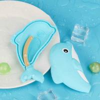 Moule en silicone dauphin – Bac à glaçons réutilisable de qualité alimentaire sans BPA avec une forme de dauphin mignon – Moules en silicone souples et antiadhésifs pour la glace, le chocolat, les bonbons, la gelée, les fêtes d'enfants et les gâteries sur le thème de l'océan
