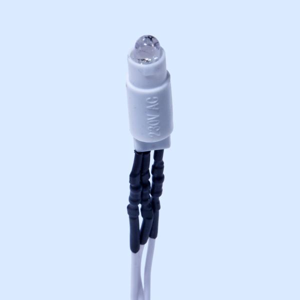 0.3W 220V Indicator Lamp 7mm Neon Pilot Lamp Mini LED Signal Light