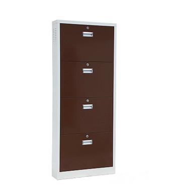 Keda 0.6mm Plate H1500mm Lockable Shoe Cabinet