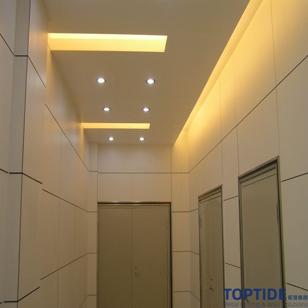 Opera House Stainless Steel Customized Ceiling Board Decorative Bright White Wall Column Ceiling Panel