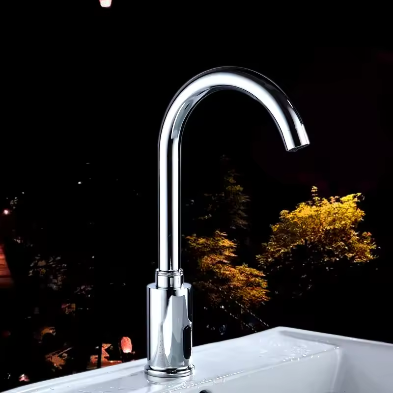 Smart Sensor Kitchen Faucet with Lizhen Touchless Technology and 304 Stainless Steel