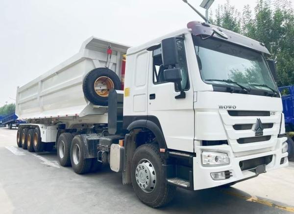 Four Axle Dump Trailer ABS Anti Lock Braking System Ultimate For Heavy Industries