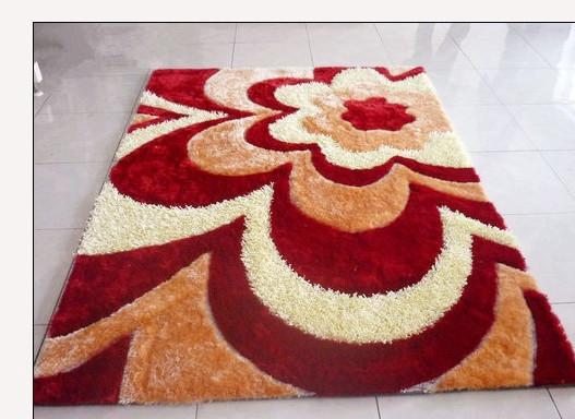 romantic polyester shaggy rug flower carpet and rug plush shaggy carpet home rug soft decoration colors available