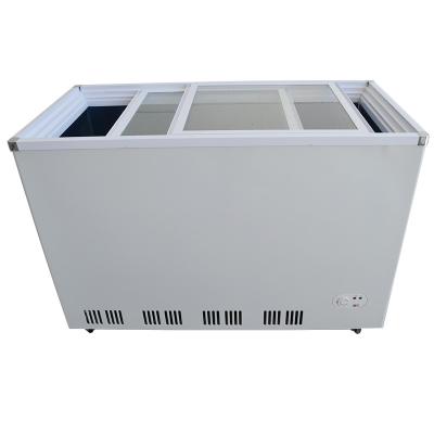 Environmental Protection Upright Glass Door Freezer , Retail Display Freezers