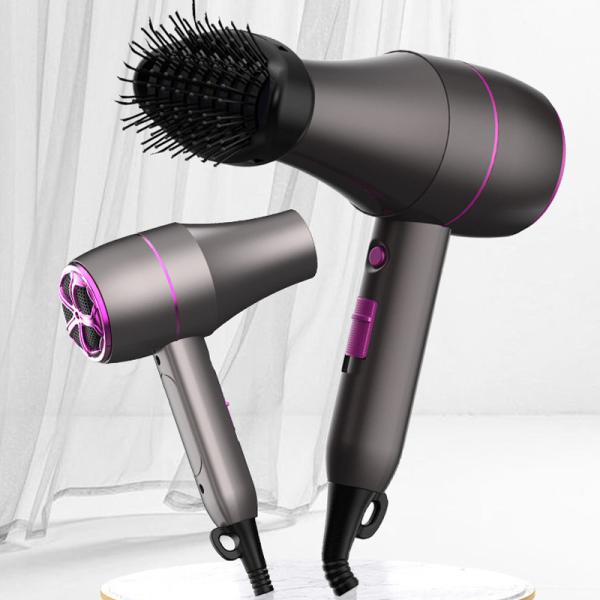 Professional Negative Ion 1800W Powerful AC Motor Gray Nylon Hair Dryer