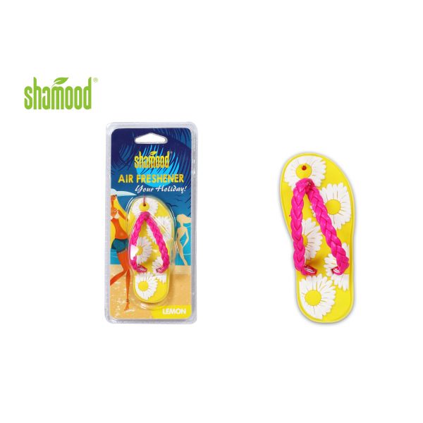 LEMON Scent Hanging Air Freshener Novel Slipper Design Summer Holiday