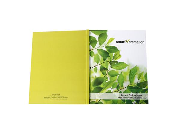 Cardboard Hardcover Book Printing Matt Art Paper With 3mm Bleed Position