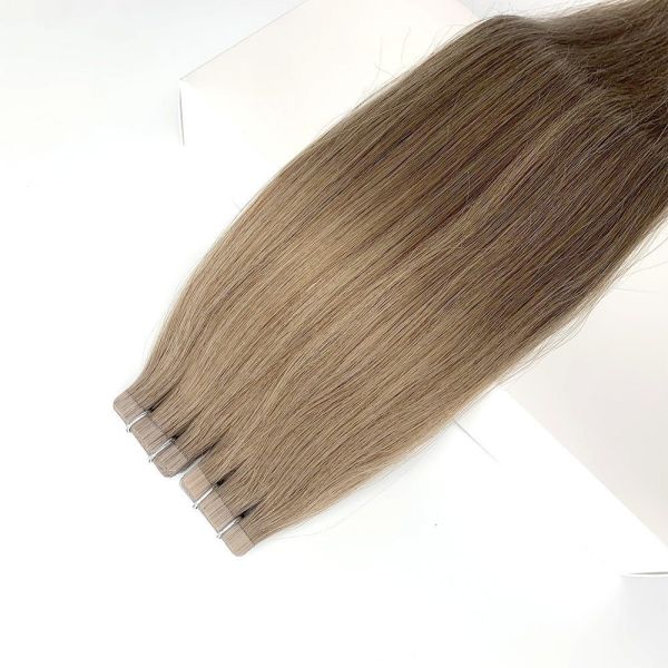 Upgrade Your Style with Straight Tape Ins Extensions 100% Human Hair Cuticle Aligned