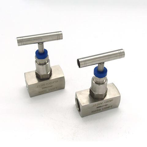 Forged Steel 1/2NPT 10000 Psi Air Stainless Steel Needle Valve Shut Off Needle Valve