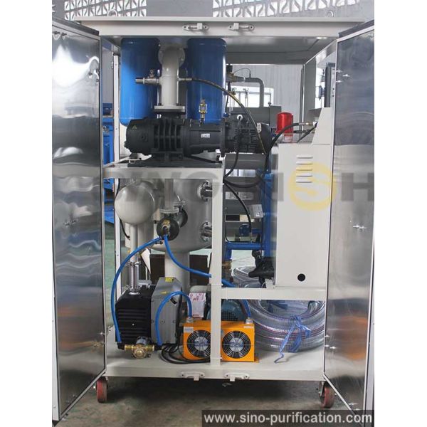 Dehydration 69kW Aluminum Enclosure Shield Vacuum Transformer Oil Purifier