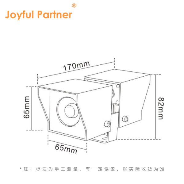 LED Garden Light 6W 3000K 3Degree Narrow Angle DC24V Aluminum Case Modern Design