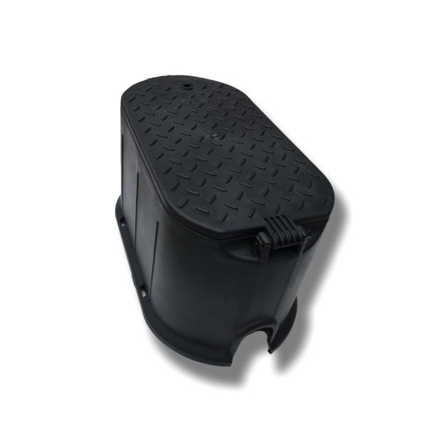 Durable Plastic Water Meter Box With Locking Cover Anti Corrosion And UV Stable For Municipal Use