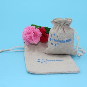 Felt Mini Travel Jute Drawstring Bag Portable Logo Embroidered For Gift Jewelry