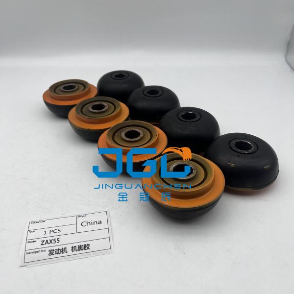 Excavator ZAX55 Diesel Engine Parts Rubber Support Cushion For Engine Cushion