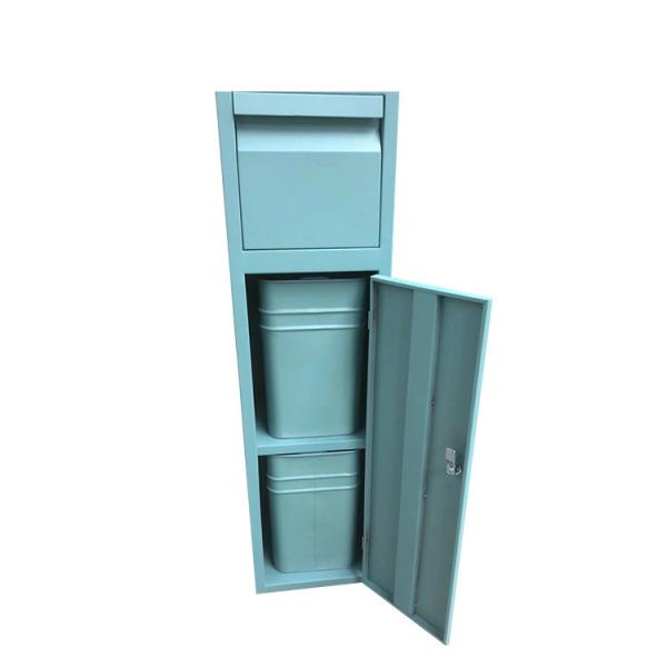 4 - 5mm Floor Custom Stainless Steel Garbage Bin Recycling Bin Battery Recycle Bin