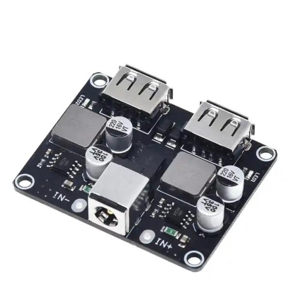 DC-DC Buck Converter Charging Step Down Module 6-32V 9V 12V 24V To Fast Quick Charger Board Dual USB QC3.0 QC2.0