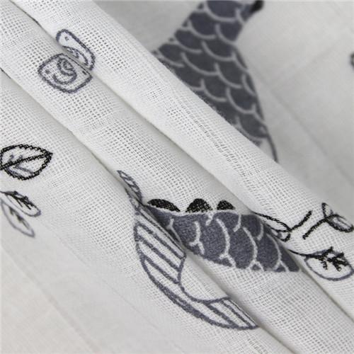 PMF 005 100 Cotton Printed Muslin Fabric Solid Color Baby Blanket Muslin Fabric