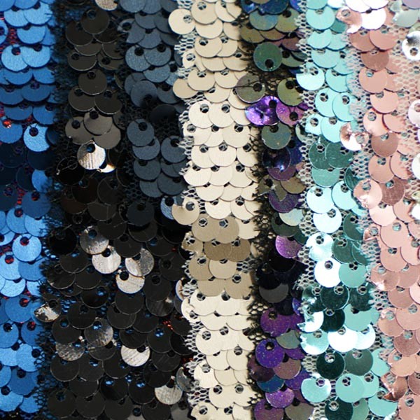 Сияющая отражательная декоративная ткань Sequins для ботинок одежды этапа