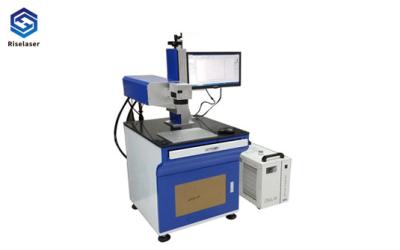 A máquina UV 3W da marcação do laser refrigerar de água para plásticos Metals o couro cerâmico