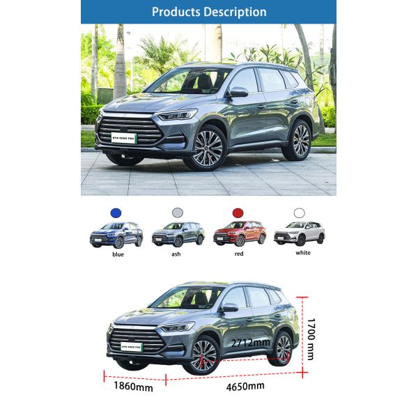 Китай Новые энергетические транспортные средства Гибридный BYD Song Pro Электрический автомобиль 5 мест Suv