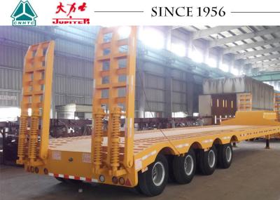 4 Eixos 70 Toneladas 40 FT Reboque Reboque Pesado com Rampa de Mola Para Venda