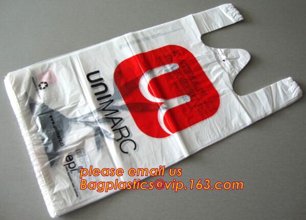 Large/Regular Grocery Size,Oxo-Biodegradable Plastic Shopping Bags, Thank You Printed, 13 Micron, HDPE, 1000 Bags/Box