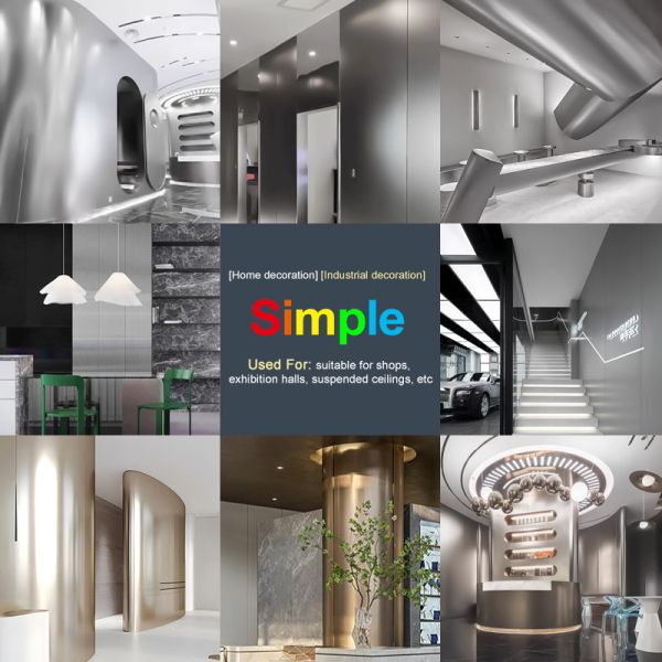 Recommended PET Metal Wall Panel Fireproof Flame Retardant Bamboo Charcoal Wood Veneer For TV Background Wall