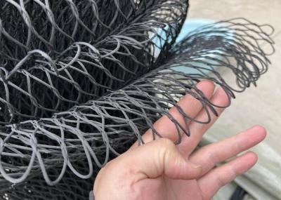 High Tensile Black Oxide Cable Mesh Ferruled And Knotted Mesh Net For Tiger