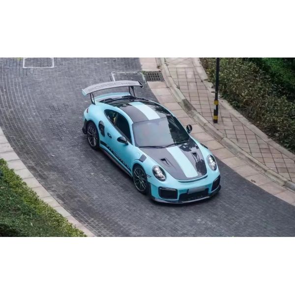 GT2RS Style Porsche 991 Body Kit Fender Hood Side Skirt Tail Wing