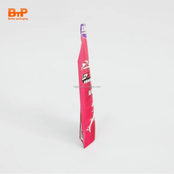 Customized Doypack 35g Blueberry Jam Strawberry Applesauce Juice  Die Cut Plastic Packaging Bags Shaped Pouches