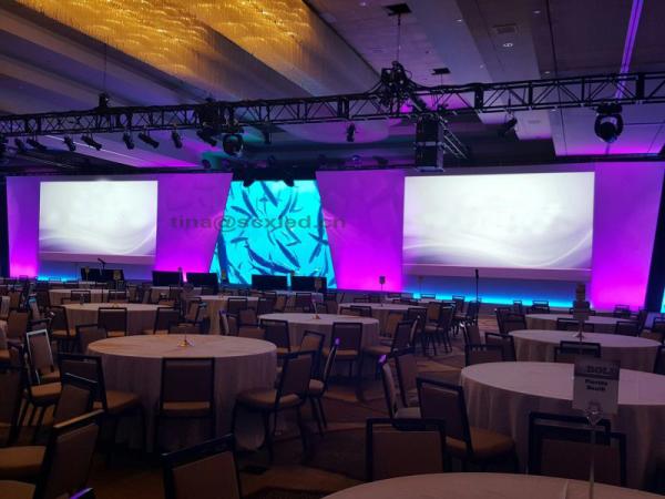 P3.91mm Pantalla LED de alquiler a todo color 6000cd/m2 Brillo